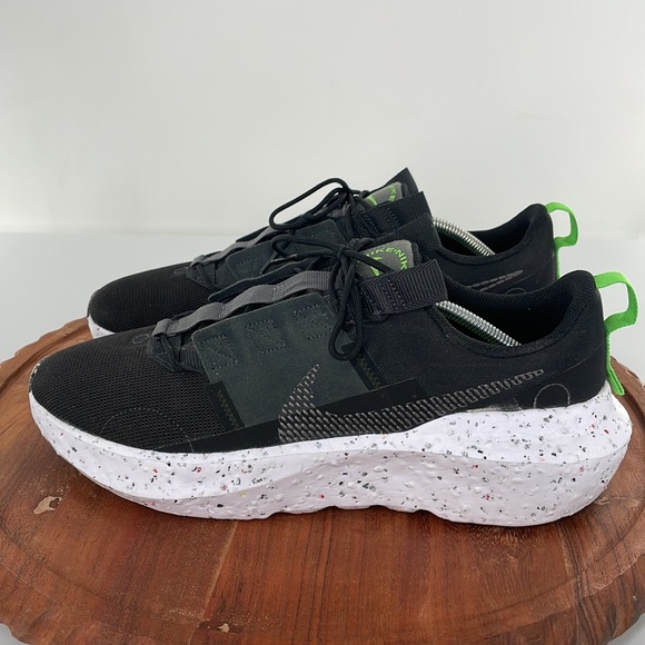 Nike Men's Crater Impact Black/neon green  size 13 - Picture 4 of 10